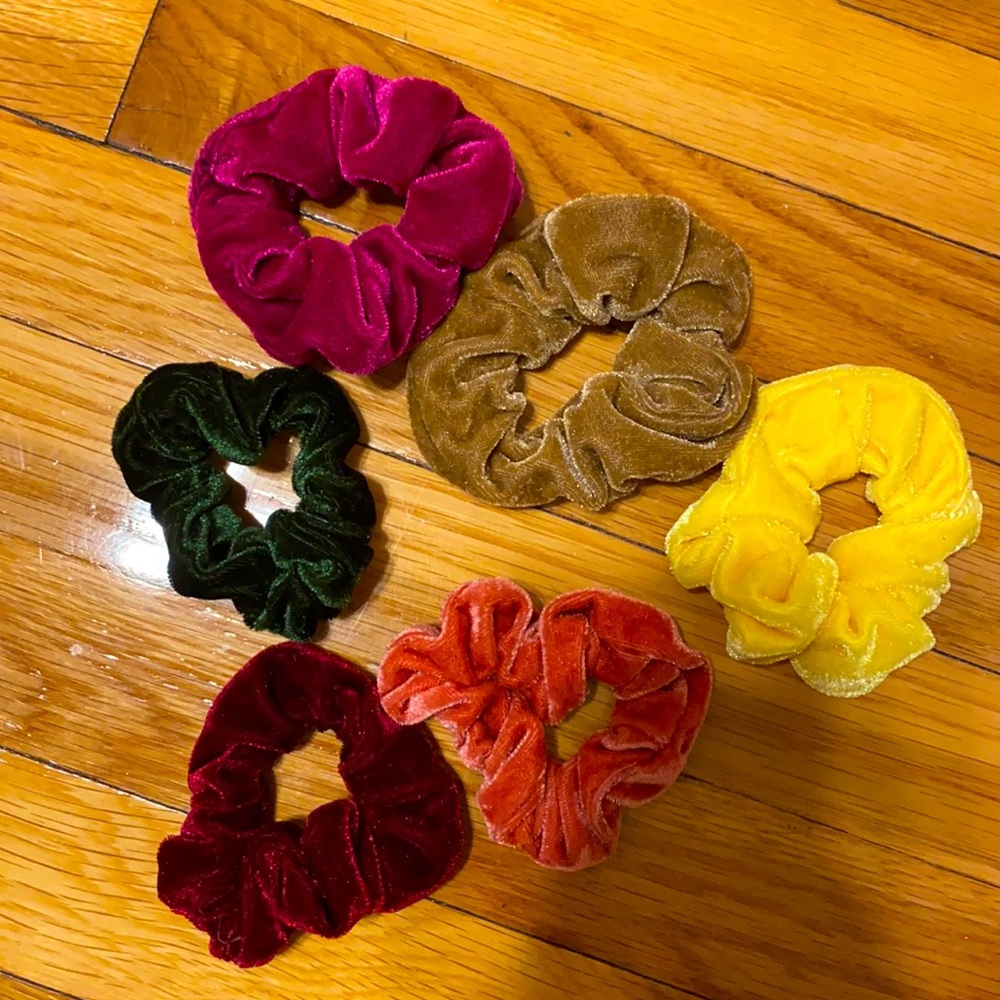 Velvet scrunchie bundle